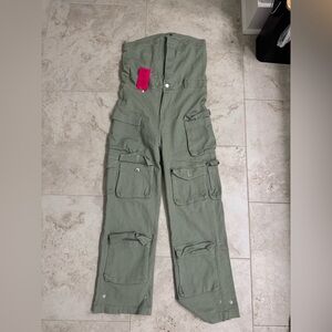Green romper set brand new with tags